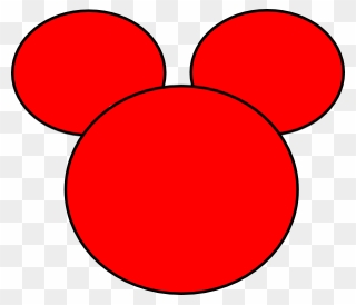 Mickey Mouse Minnie Mouse Clip Art - Mickey Mouse Head Red - Png Download