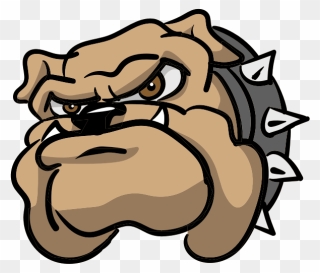 Bulldog Head - Bulldog Animado Png Clipart