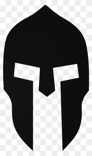 Transparent Trojan Head Clipart - Spartan Helmet Logo - Png Download