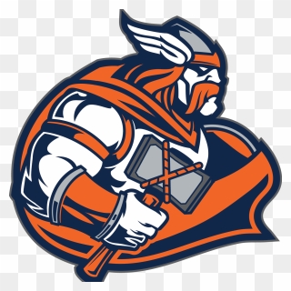 Com Titan Helmet - Valhalla High School Logo Clipart