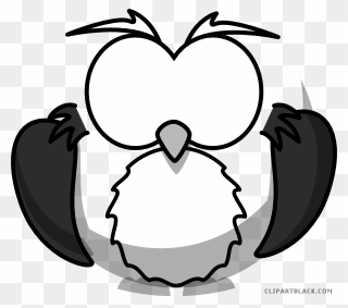 Owl Animal Free Black White Clipart Images Clipartblack - Png Download