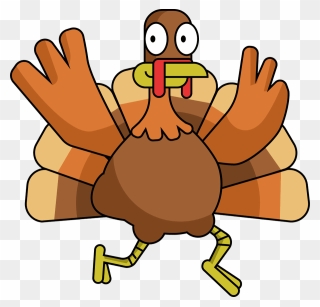 Happy Thanksgiving Clipart - Bad Turkey Drawing - Png Download