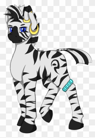 Ears Clipart Zebra - Cartoon - Png Download