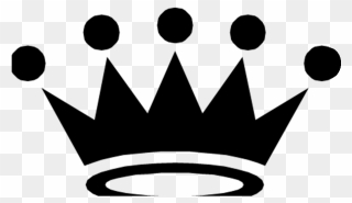 Crowns Clipart Black And White - Transparent Crown Png Black