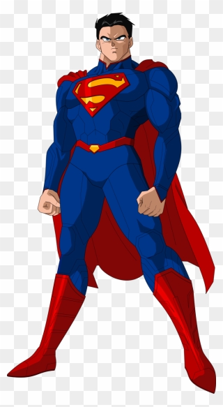 Superman S Drawing - Brave Man Clip Art - Png Download