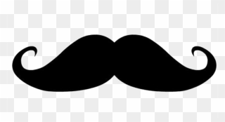 Transparent French Moustache Png - Black Moustache Clipart