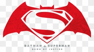 Transparent Superman Logo Transparent Png - Batman V Superman Dawn Of Justice Logo Clipart