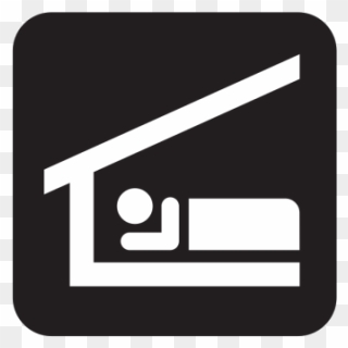 Sleeping Shelter Black Png Icons Clipart