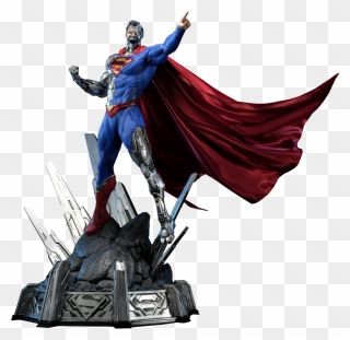 Cyborg Superman 1/3 Scale Statue - Cyborg Superman Prime Studio Clipart