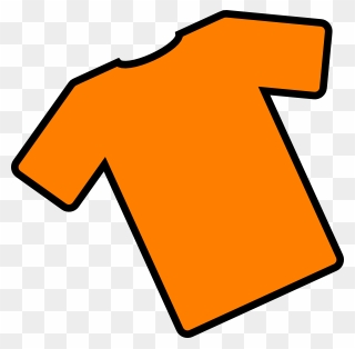 Orange T Shirt Clip Art - Orange Shirt Clipart - Png Download