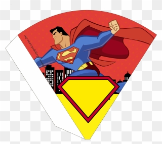 Transparent Superman Clipart - Cone Do Super Man - Png Download