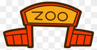 Zoo Clipart - 動物園 イラスト フリー 素材 - Png Download