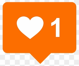 Aesthetic Clipart Orange - Like Emoji Png Instagram Transparent Png