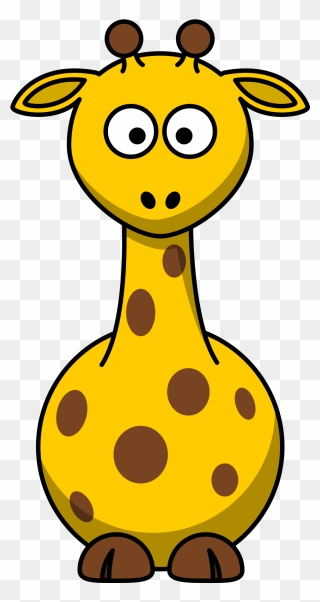 Clipart Cartoon Giraffe - Png Download