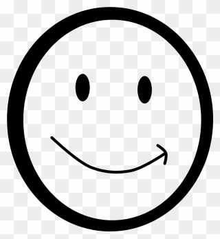 Happy Face Mustache Svg Clip Arts - Stick Figure Smiling Face - Png Download
