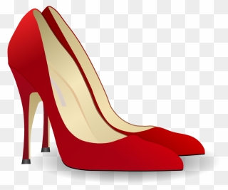 High Heel Clipart Bow - High Heeled Shoes Clipart - Png Download
