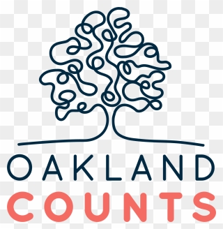 Oakland Counts Logo Blue - Oaklandcounts Org Clipart