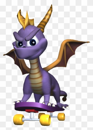 Spyro The Dragon November 3 2017 Clipart , Png Download - Video Game Purple Dragon Transparent Png