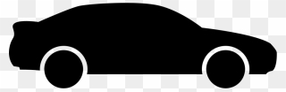 Car Shadow Clipart Clip Freeuse Car Side Silhouette - Side View Car Icon Png Transparent Png