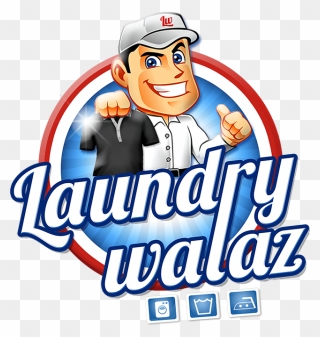 Transparent Laundry Clip Art - Laundry Cartoon Logo - Png Download
