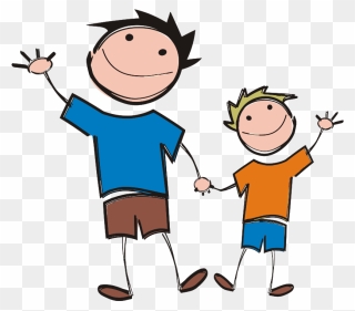 Father And Son Png Transparent Without Background Image - Dad And Son Png Clipart