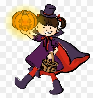 Halloween Witch Clipart - Cartoon - Png Download