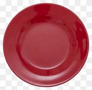 Dinner Plate Clipart Clipart Transparent Background - Red Plate Transparent Background - Png Download