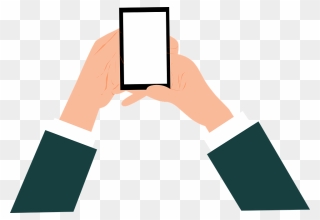 Android Clipart Hand Png - Celular Escribiendo Png Transparent Png