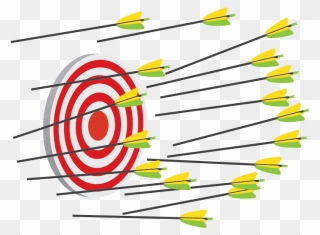 Arrows Missing Target Clipart Clipart Transparent Arrow - Missing The Target Png