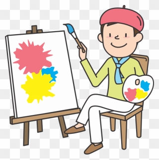 Easel,playing With Kids,artwork - Job Of Painter For Kids Clipart