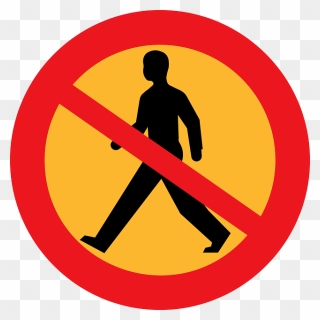 Sidewalk Clipart Walkway - Men Not Allowed Sign - Png Download