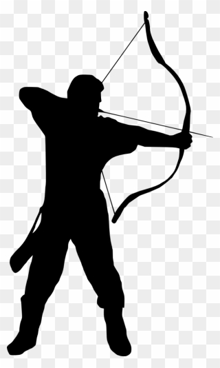 Archery Silhouette Photography - Archer Silhouette Png Clipart