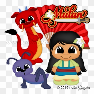 Princess Mulan - Cartoon Clipart