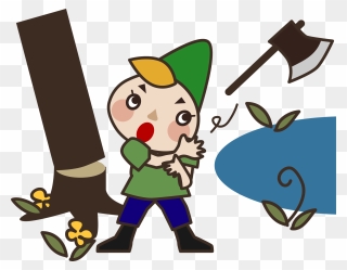 The Honest Woodcutter Clipart - きこり イラスト - Png Download