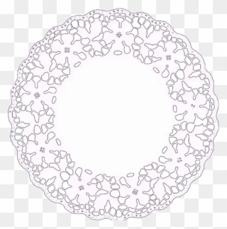 Doily Design Lace Icon Help Iconhelp Cute Aesthetic - Portable Network Graphics Clipart