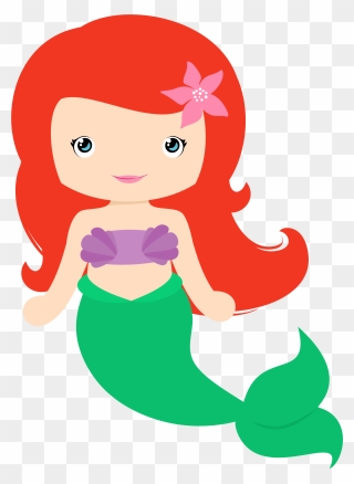Collection Of Mermaid - Mermaid Cartoon Clipart