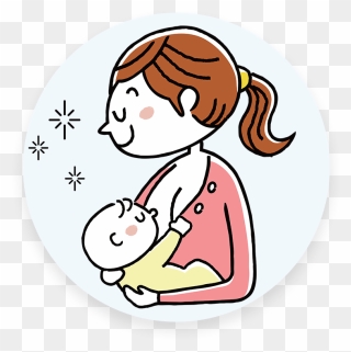 Transparent Baby In Womb Png - Mother And Baby Cartoon Clipart