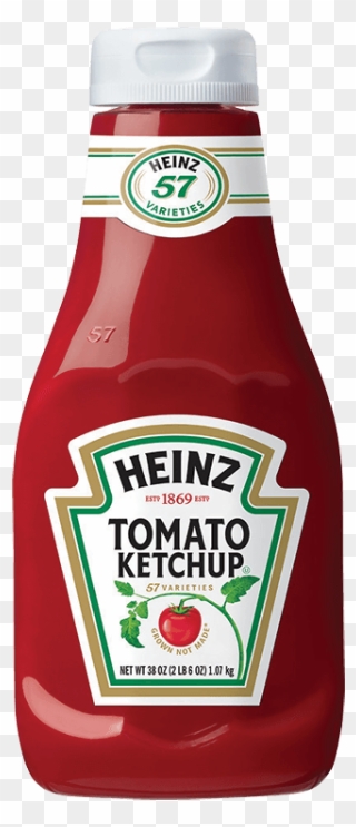 Heinz Ketchup Bottle Clipart - Heinz Tomato Ketchup 38 Oz - Png Download