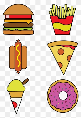 Fast Food Clipart Fast Food Junk Food Clip Art - Food - Png Download ...
