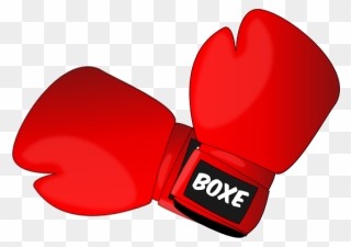 Red Boxing Gloves Vector Clip Art - Boxe Clipart - Png Download