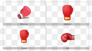 Boxing Glove On Various Operating Systems - Amateur Boxing Clipart