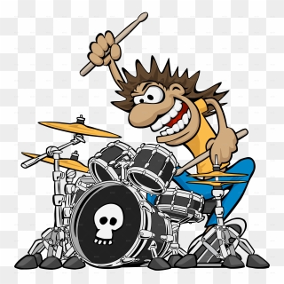 Cartoon Drummer Clipart