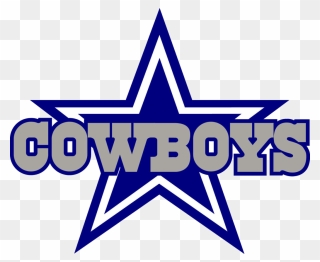 Dallas Cowboys Clipart Large - Drawing Dallas Cowboys Logo - Png Download
