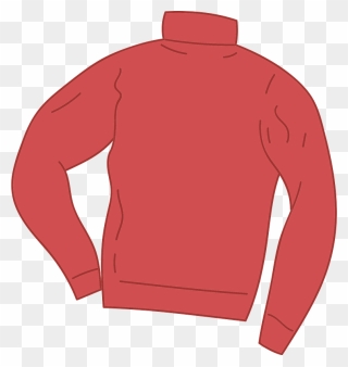 Red Sweater Clipart - Sweater - Png Download
