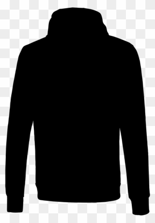 Black Sweater Clipart - Hoodie - Png Download