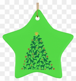Transparent Christmas Sweater Clipart - Dog Christmas Tree Svg - Png Download