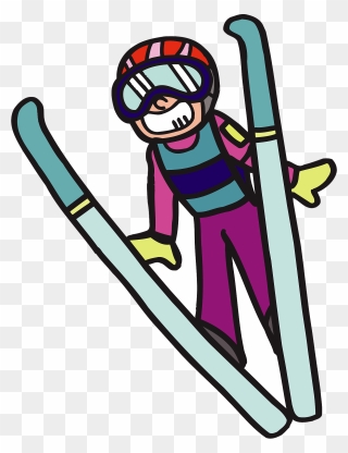 Ski Jumping Clipart - スキー ジャンプ イラスト - Png Download