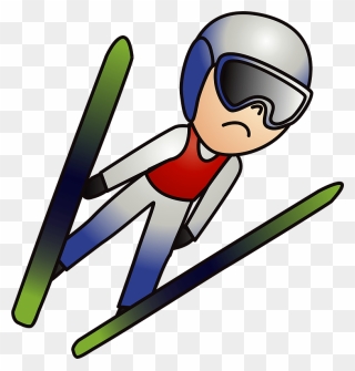 Ski Jumping Sports Clipart - Clip Art Ski Jump - Png Download