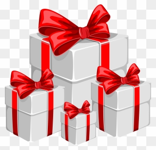 Santa Claus Christmas Gift - Christmas Gift Box Png Clipart