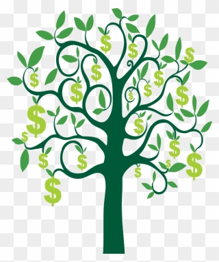 Money Tree - Peach Tree Clipart - Png Download